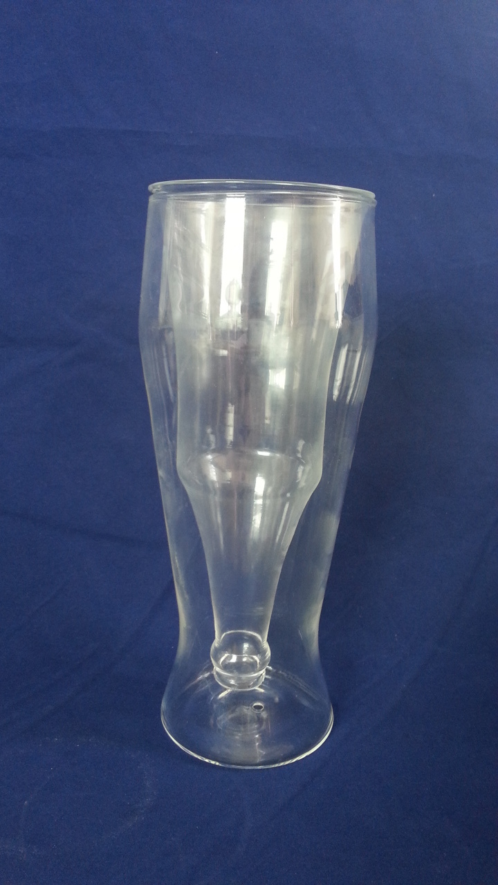 Double Wall Beer Glass Cup for Party Decoration (400ml&600ml)