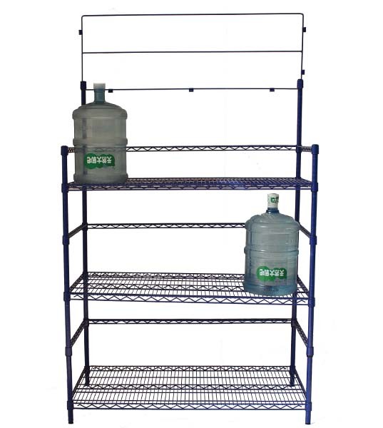 New Metal Water Bottle Display Rack with Advertising Holder