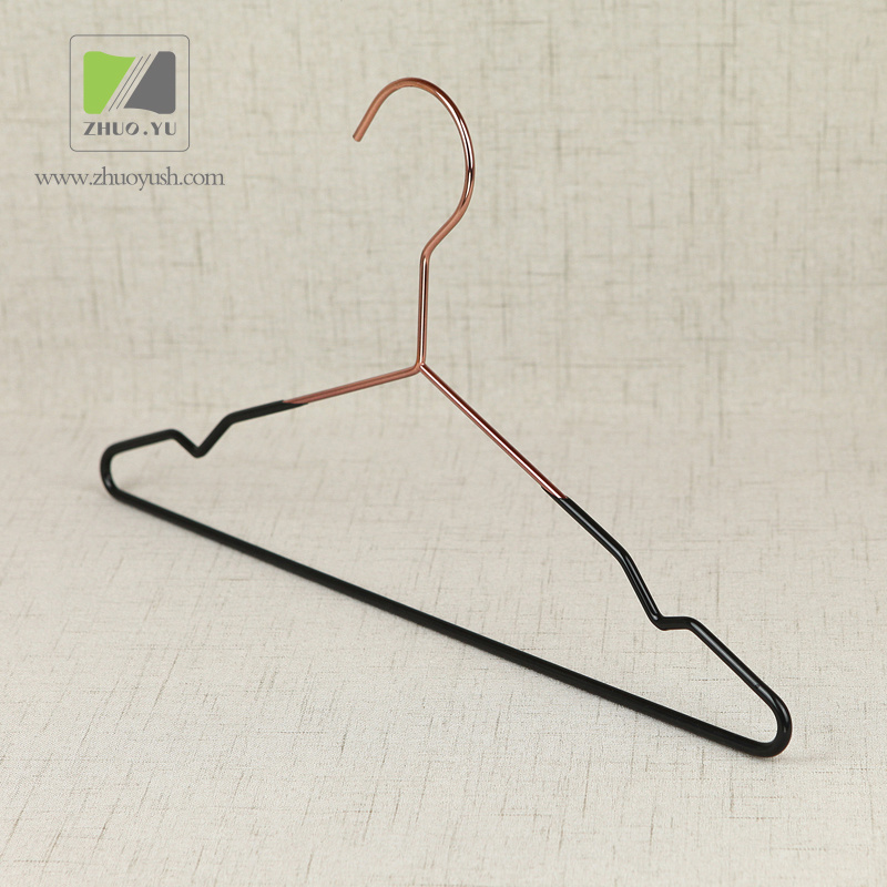 PVC Coated Metal Coat / Skirt Hanger with Notches