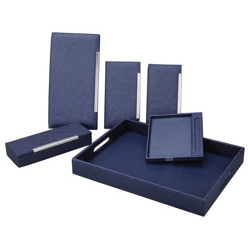 High Quality PU Leather Minibar List Holder for Hotel