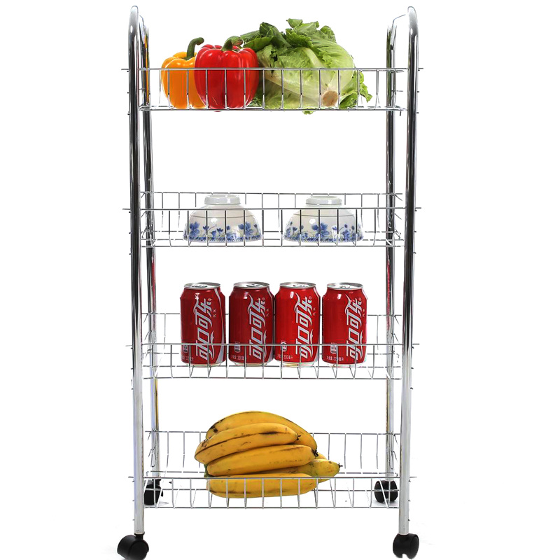 3-Tier Rolling Cart, White (JP-GC983C)