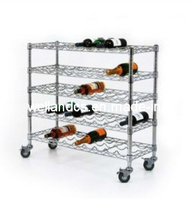 Practical Restaurant Flat Wine Bottle Stand Rack (WR903590A5C)