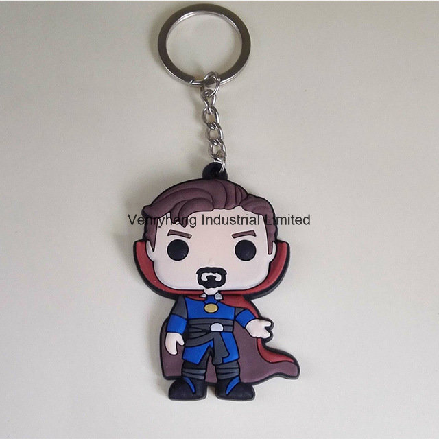 Cartoon 3D Soft PVC Keychain