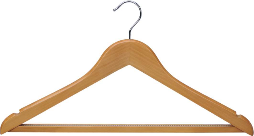 Hotel Wooden Male Hanger with Notches