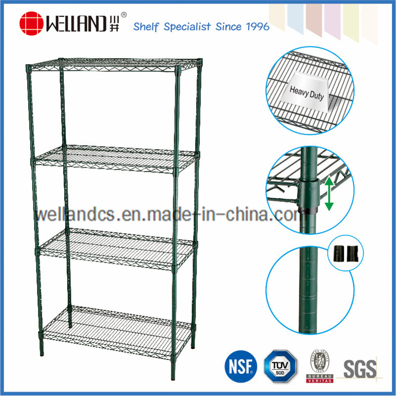 Epoxy Coated Heavy Duty Strengthened Metal Shelving Rack (CJ-A1210)