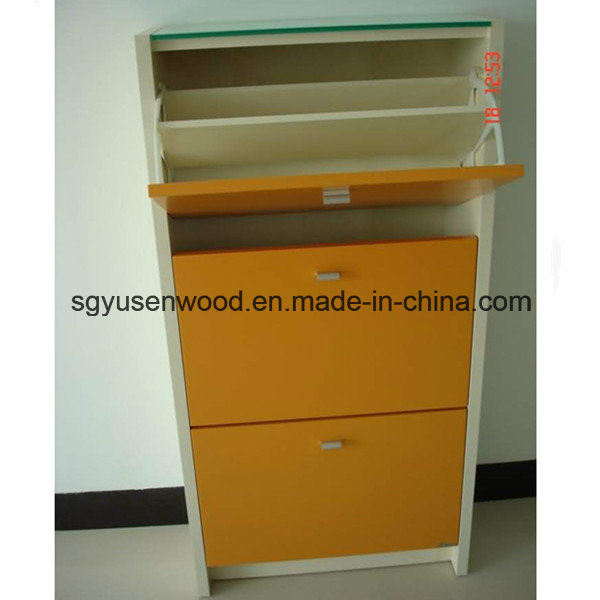 Melamine MDF Pb Modern Design Shoe Cabinet