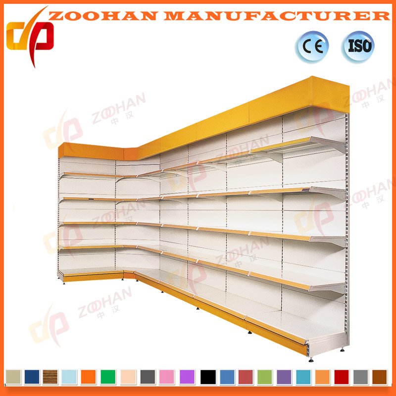 High Quality Corner Display Supermarket Stand Shelf (ZHs650)