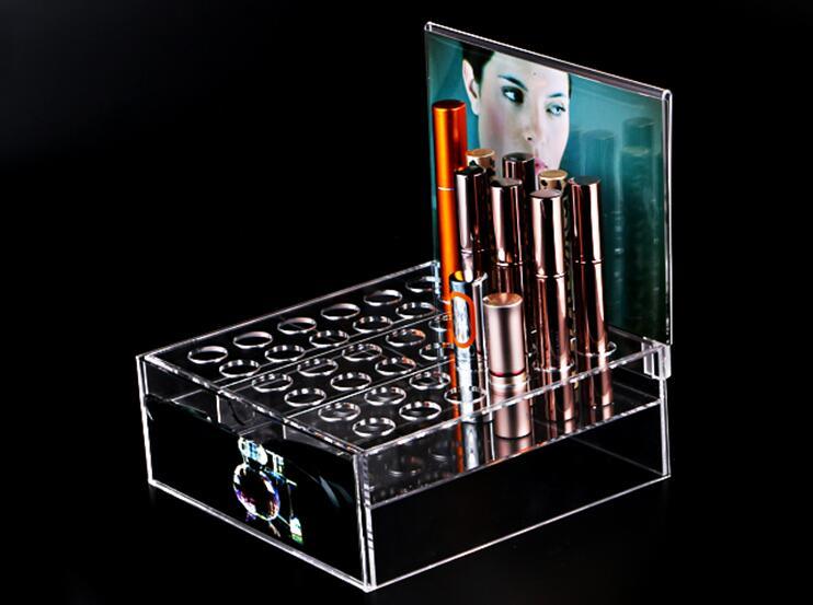 Clear Acrylic 24 Lipstick Holder