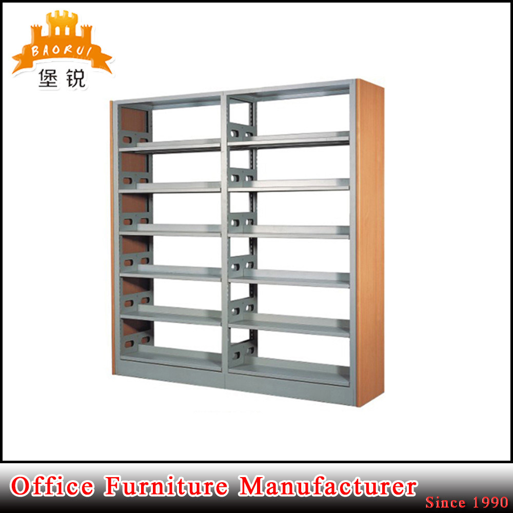 Modern Design Grey Metal School Library Bookshelf