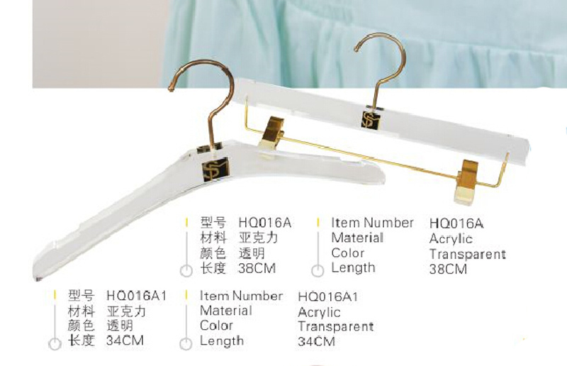 Plastic Hanger, Acrylic Hanger, Transparent Hangers, Clothes Hangers