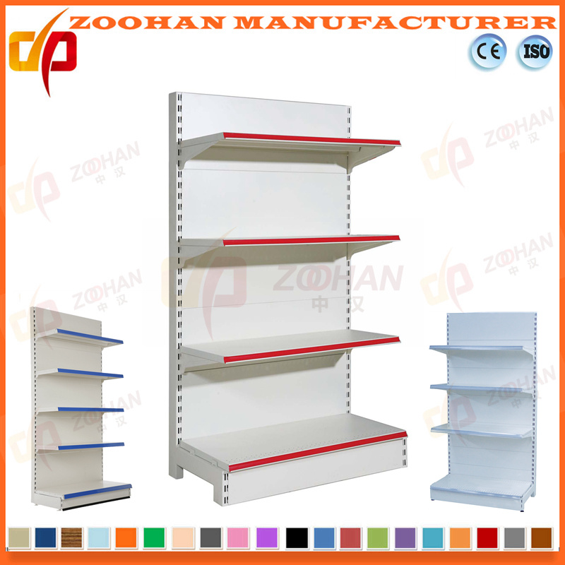 Manufactured Customized Steel Supermarket Shop Wall Shelving (Zhs594)