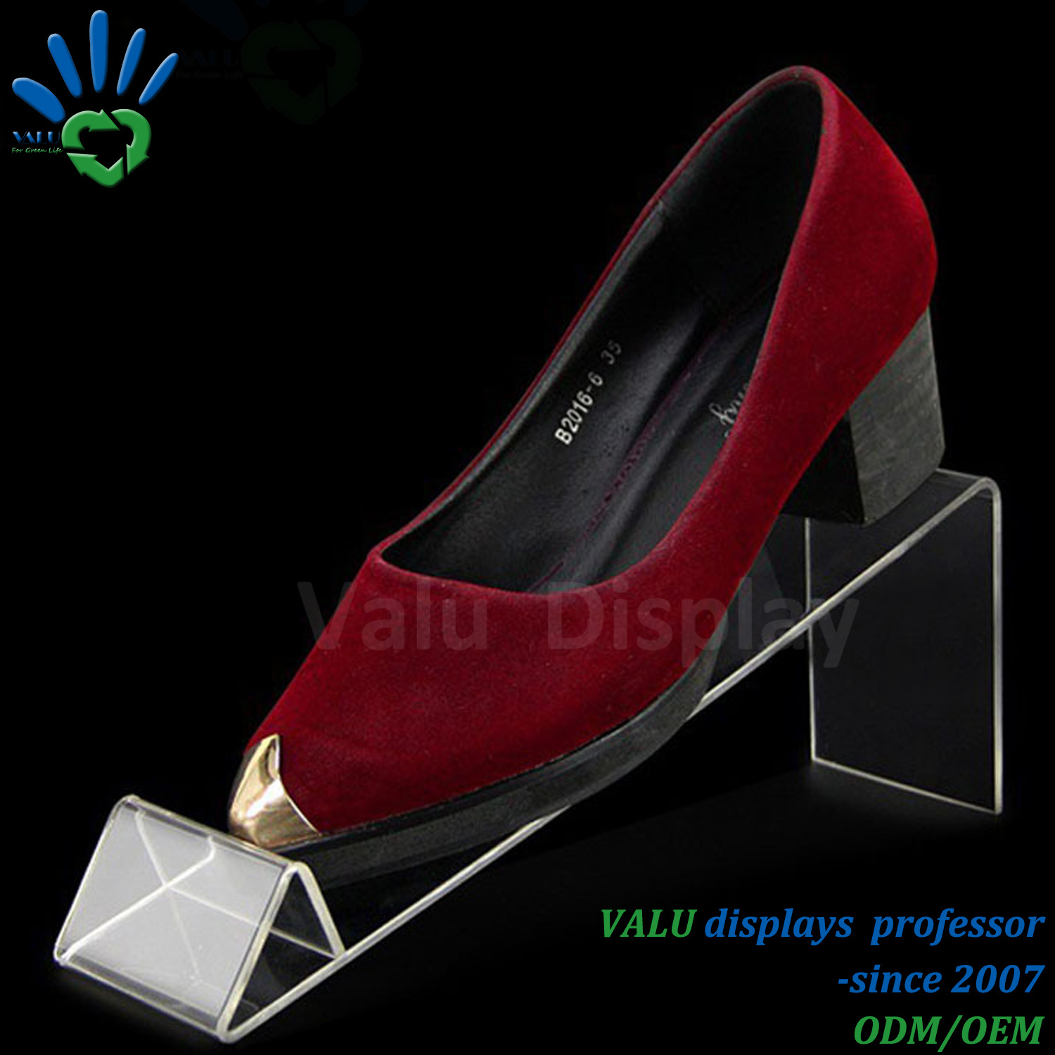 High Quality Clear Acrylic Shoes Display Holder
