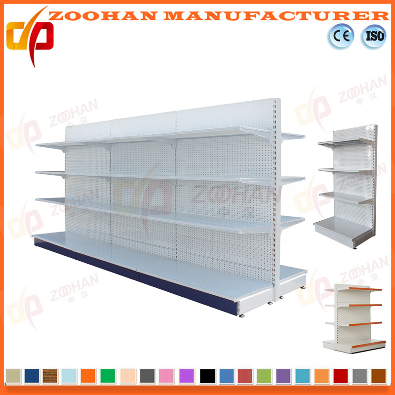 4 Layer Customize Supermarket Perforated Retail Display Shelves (Zhs530)