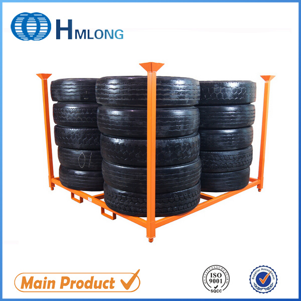 Warehouse Metal Stacking Tire Storage Racking