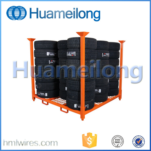 Industrial Stacking Metal Storage Tire Pallet Rack