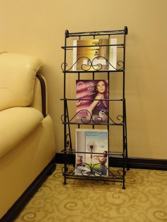 Metal 3 Tiers Magazin Newspaper Rack