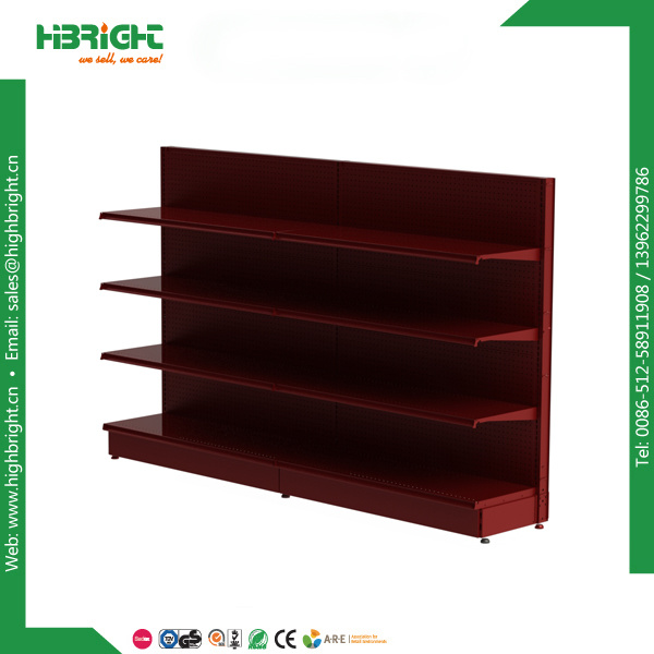 Powder Coated Heavy Duty Supermarket Display Shelf