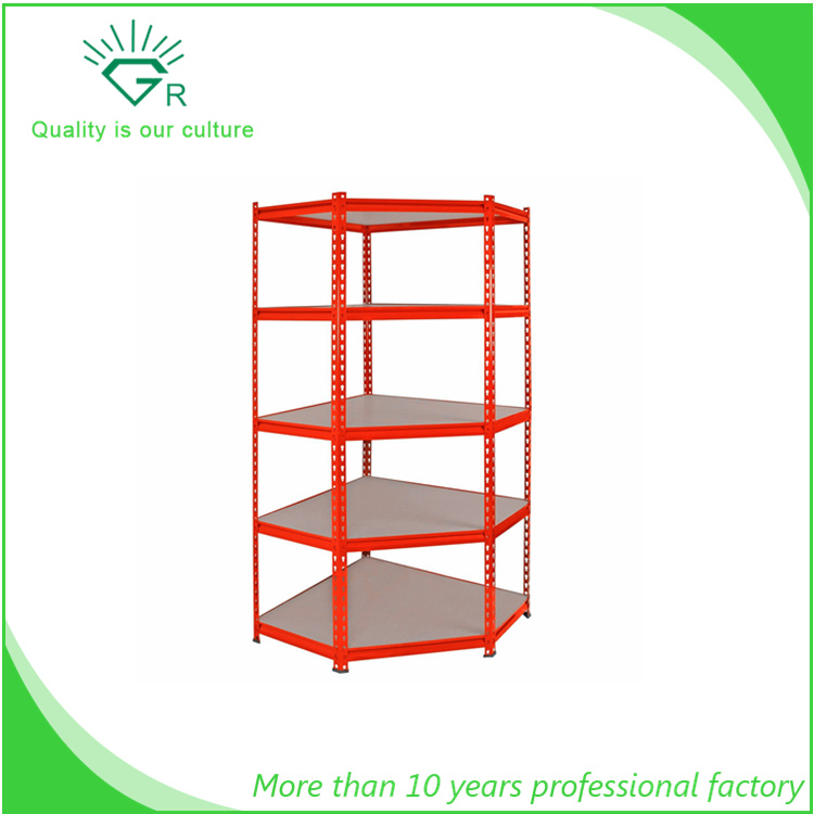 Multifunctional Garage Storage Corner Glass Shelves with Adjustable Shelves