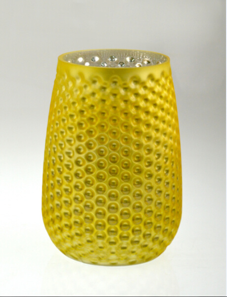 Yellow Pineapple Candle Holder