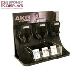 Counter Top Acrylic Headphone Holder Display Rack at Airport