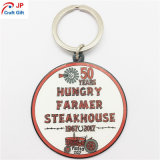 Custom Hungry Farmer Steakhouse Metal Keychain for Souvenir