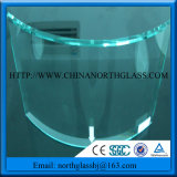 Low Iron Bent Glass Ultra Clear Curved Glass