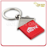 Promotion Gift Custom Design House Shape Leather Keychain