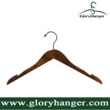 Retro Wooden Hanger with Anti Slip Groove