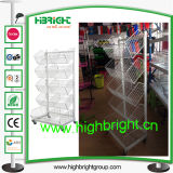 Supermarket Knock Down Wire Basket Racks for Promotion