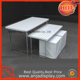 Wooden Table Furniture/Shoe Store Display/Multi Tier Display Stand