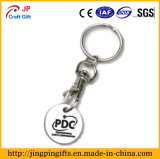 Custom Logo Metal Keychain with Coin Holder