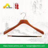 Wooden Coat Hangers with Non Slip Bar (WDS300)