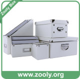Classic White Office Storage Box / Desktop Organizer Box