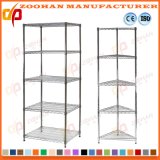 Metal Chrome Wire Kitchen Storage Shelving Unit with Shelves (Zhw91)