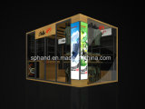 Shop-in-Shop Anti-Theft Display Kiosk for Slippers, T-Shirt, Garments, Bags Exhibitions