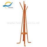 Durable Standing Clothes Garment Hanger with Hooks