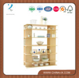 Floor Standing Wooden Deep Display Shelf