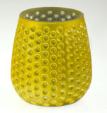 Yellow Pineapple Candle Holder (DRL15040)