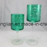 Glass Pedestal Candle Holders (ZT-077)