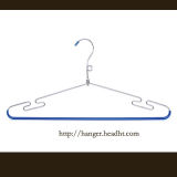 Hh Brand Top Grade Non-Slip Metal Wire Hangers, Pet Coated Wire Hanger