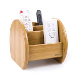 Wooden Desk Stationery Organizer Bamboo Color