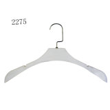 Brand Dress Shop Display Custom Ladies White Clothes Hanger Anti Slip
