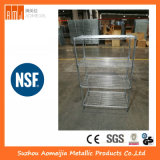 Warehouse Factory 4 Tiers Adjustable Chrome Rack