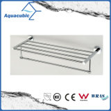 Wall-Mounted Polished Chromed Double Towel Shelf (AA9618B)