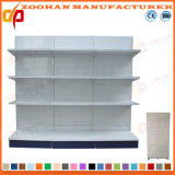 Factory Single Side Iron Supermarket Display Wall Shelves (Zhs557)