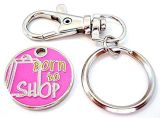Shop Trolley Coin with Keyring, Customized Logo with Enamel Color, Suitable for Promotional Gifts