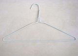 Bulk Lot of 100 Wire Clothes Hangers (As Is) , White Coated Metal