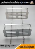 Newest Two-Layer Wall Mounting 304 Stainless Steel Storage Basket