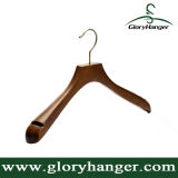 Luxury Flat Head Wooden Clothing Hanger for Display (GLWH107)