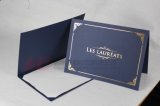 Paper Certificate Holder with Gold Foil -Tent Style